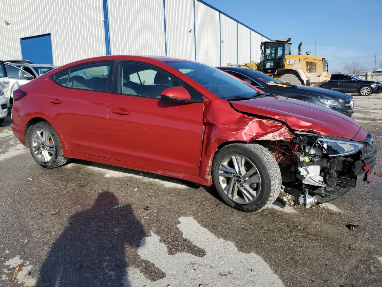 2020 Hyundai Elantra VIN 5NPD84LF6LH527307 Copart auction photo, front end damage thumbnail 4
