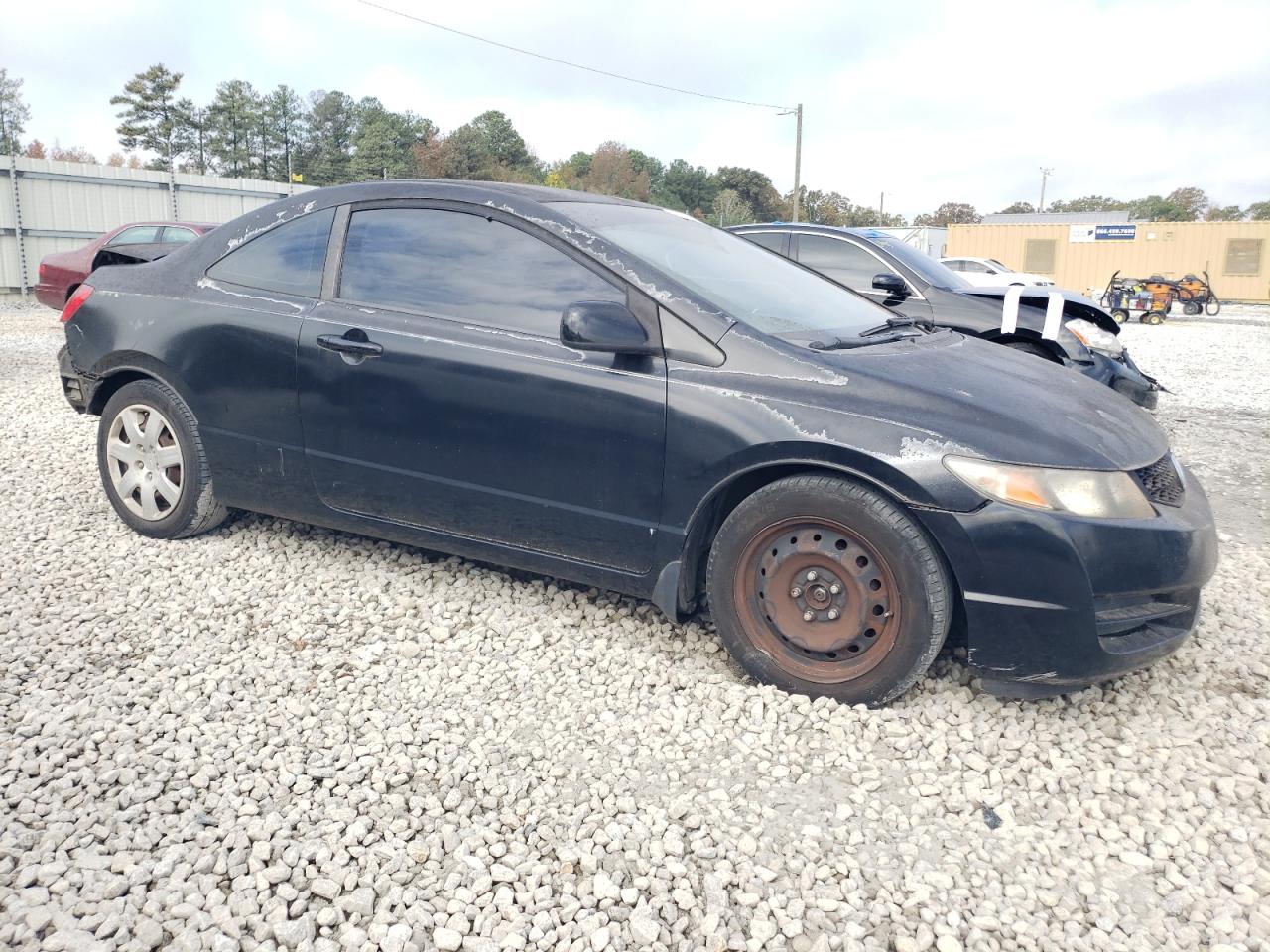 2009 Honda Civic VIN 2HGFG12689H500558 Copart auction photo, rear end / minor dent/scratches damage thumbnail 4