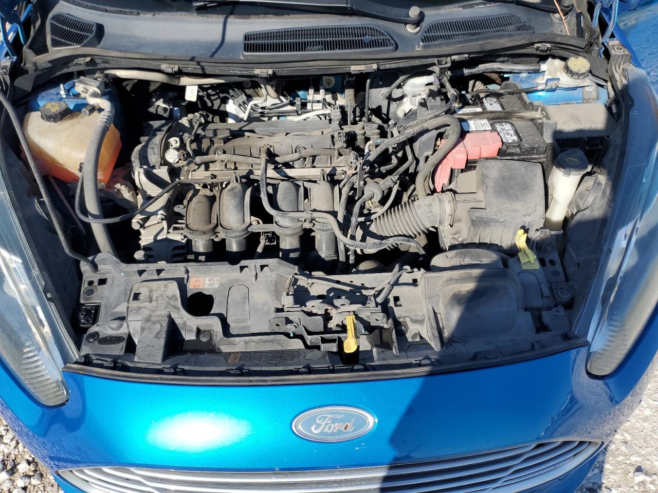 2015 Ford Fiesta VIN 3FADP4BJ1FM123375 Copart auction photo, rear end damage thumbnail 11