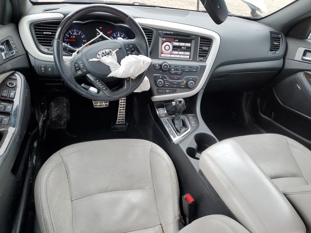 2013 KIA Optima VIN 5XXGR4A60DG218426 Copart auction photo, front end / side damage thumbnail 8