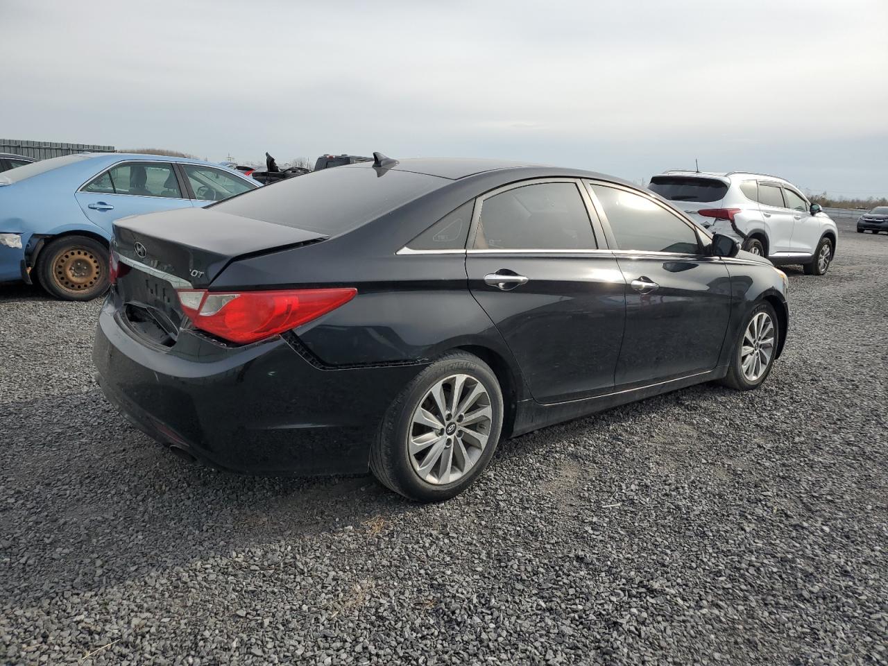 2013 Hyundai Sonata VIN 5NPEC4AB0DH542163 Copart auction photo, rear end / front end damage thumbnail 3