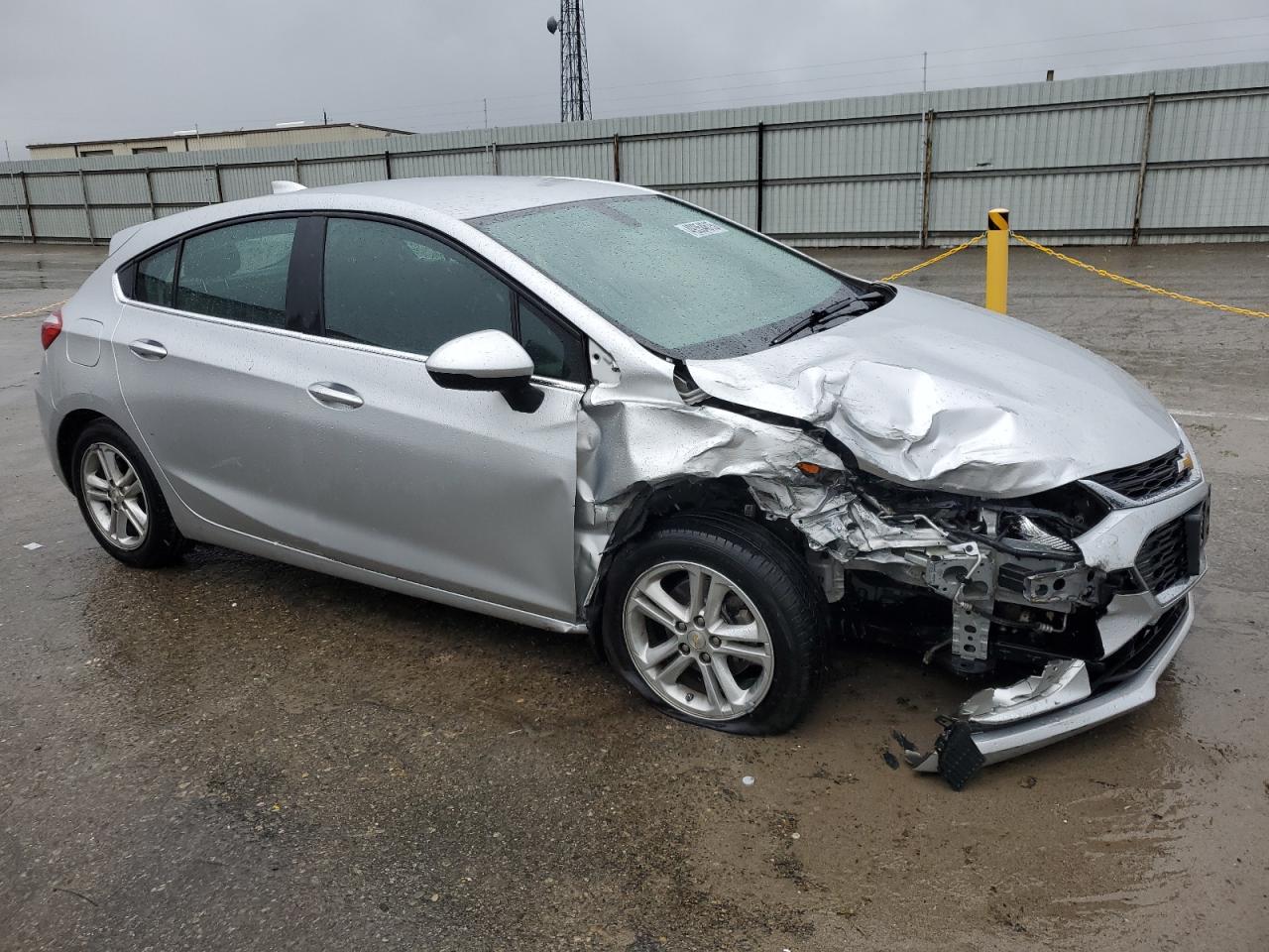 2017 Chevrolet Cruze VIN 3G1BE6SM3HS608816 Copart auction photo, front end / side damage thumbnail 4