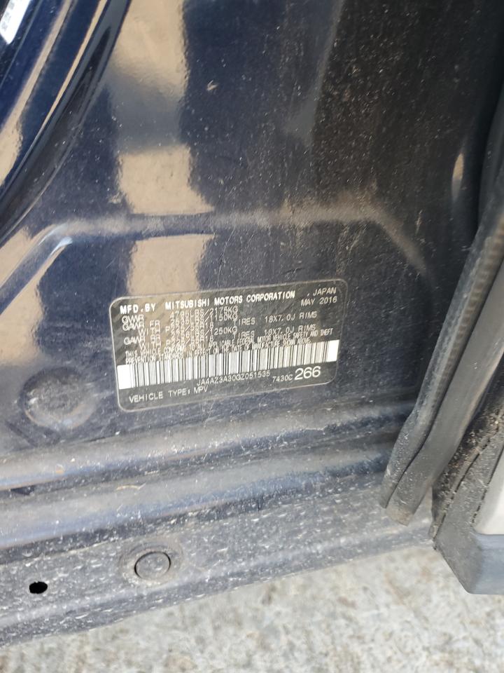2016 Mitsubishi Outlander VIN JA4AZ3A30GZ051535 Copart auction photo, normal wear / all over damage thumbnail 12