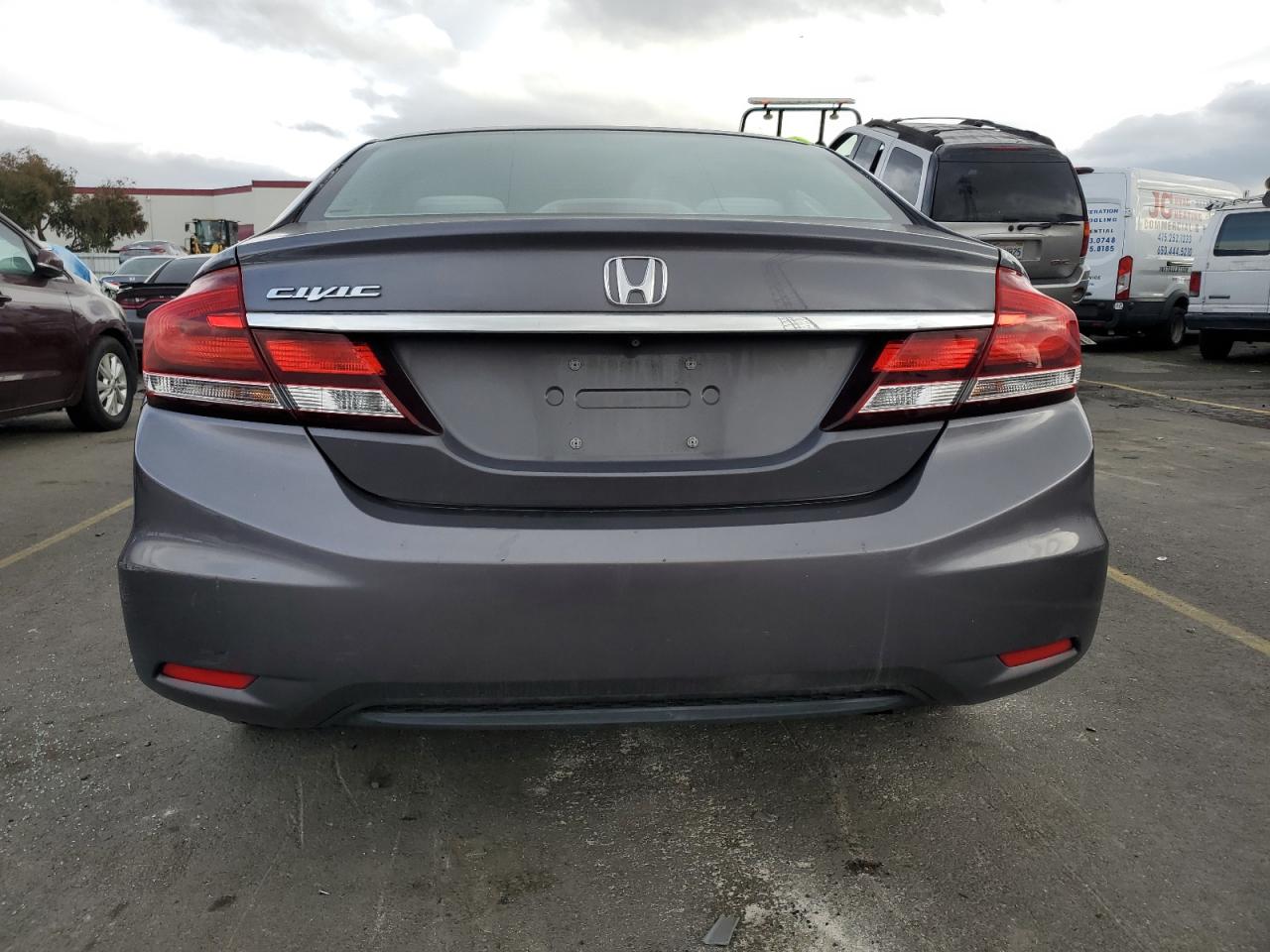 2014 Honda Civic VIN 19XFB2F51EE265477 Copart auction photo, front end damage thumbnail 6