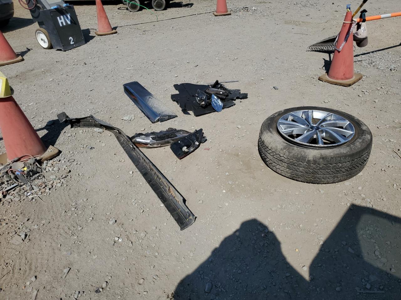 2020 Hyundai Santa Fe VIN 5NMS53AD8LH157499 Copart auction photo, rollover damage thumbnail 13