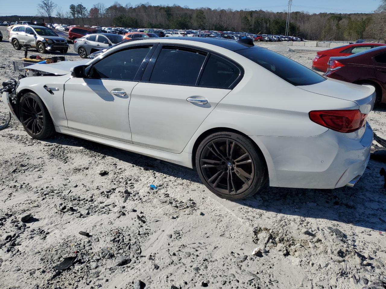 2018 BMW M5 VIN WBSJF0C58JB283563 Copart auction photo, all over damage thumbnail 2