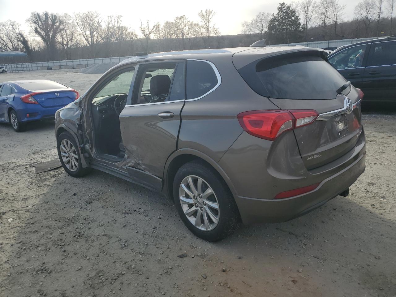 2019 Buick Envision VIN LRBFXCSA0KD107119 Copart auction photo, side damage thumbnail 2