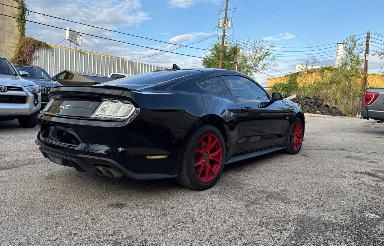 2022 Ford Mustang VIN 1FA6P8CF1N5141387 Copart auction photo, normal wear damage thumbnail 4