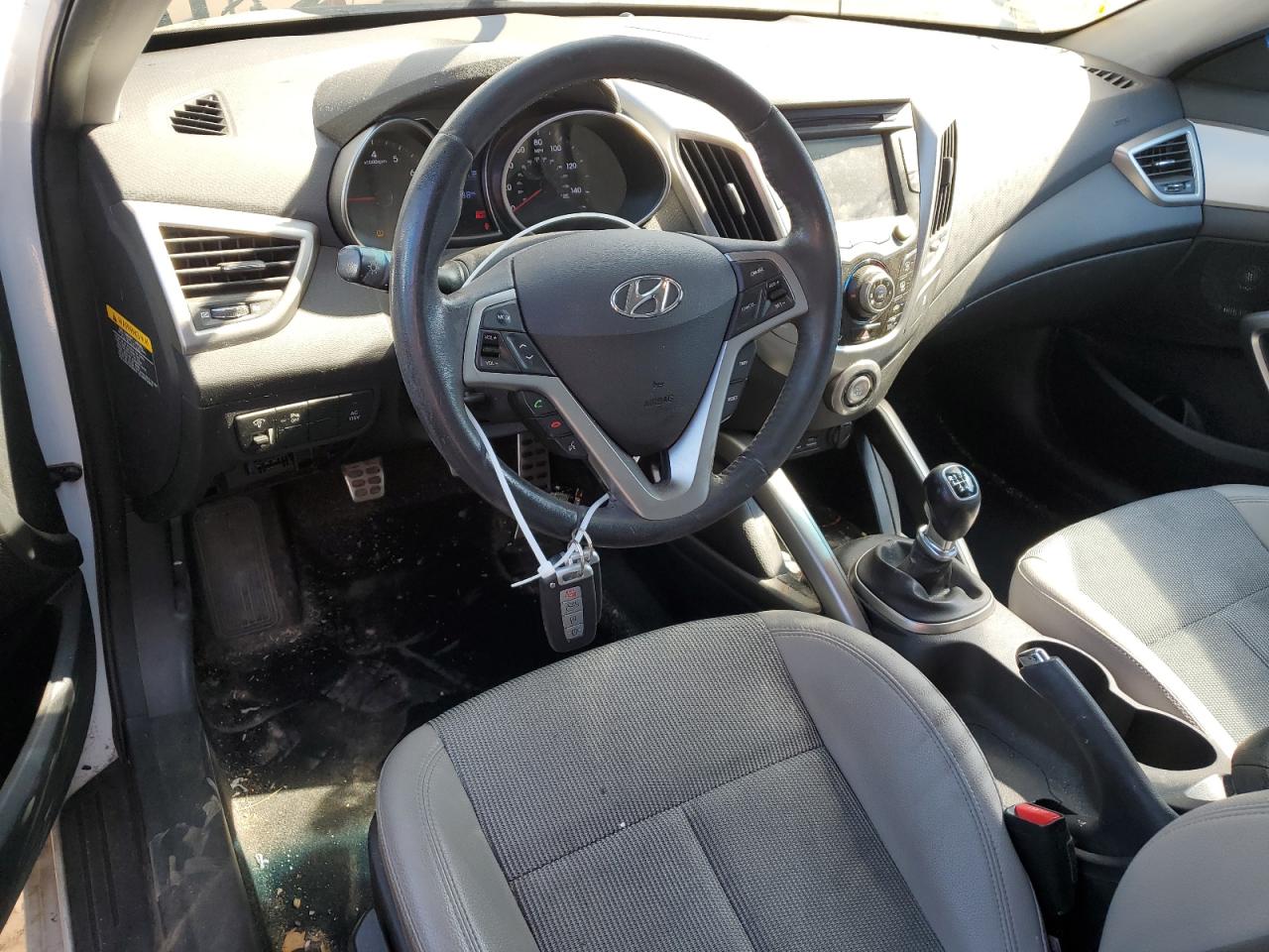 2013 Hyundai Veloster VIN KMHTC6AD4DU144668 Copart auction photo, front end / rear end damage thumbnail 8