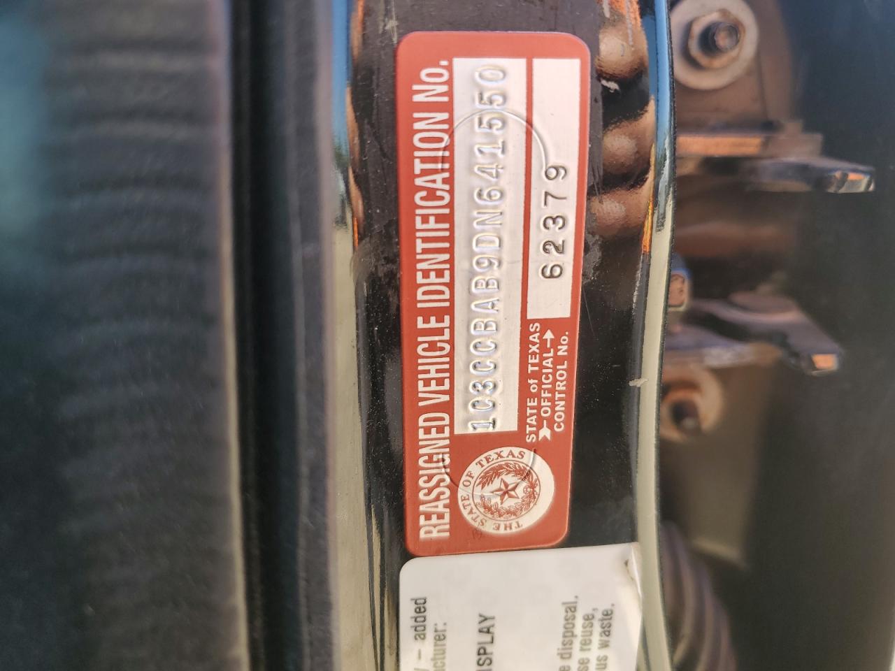 2013 Chrysler 200 VIN 1C3CCBAB9DN641550 Copart auction photo, front end / undercarriage damage thumbnail 12