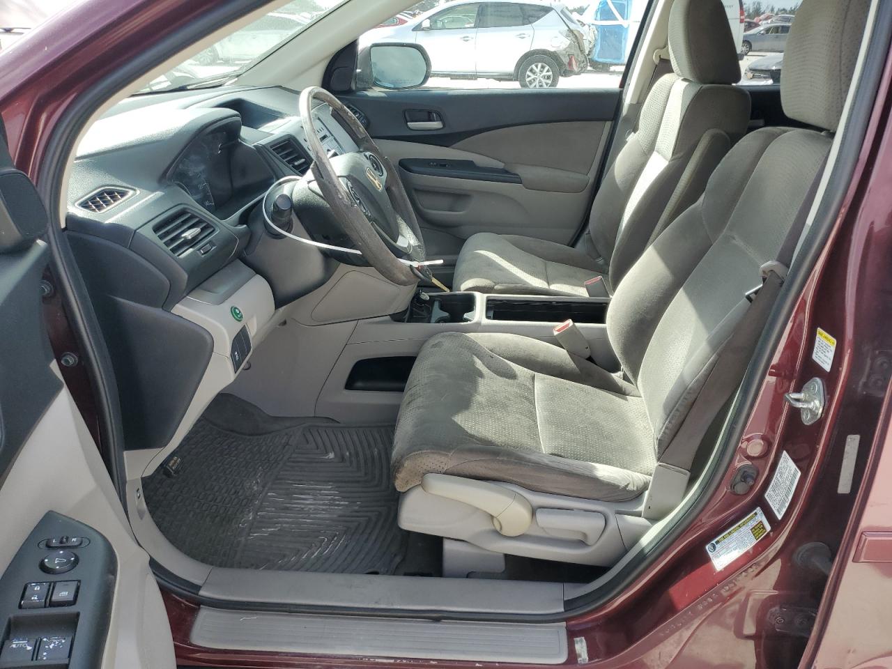 2012 Honda CR-V VIN 5J6RM4H51CL066461 Copart auction photo, mechanical damage thumbnail 7