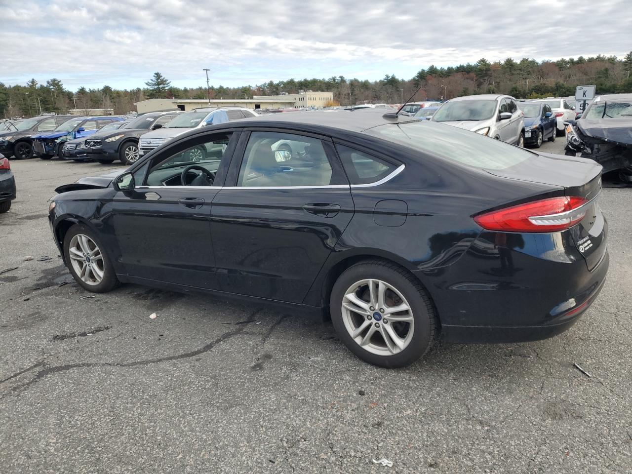 2018 Ford Fusion VIN 3FA6P0HD5JR195324 Copart auction photo, front end / minor dent/scratches damage thumbnail 2