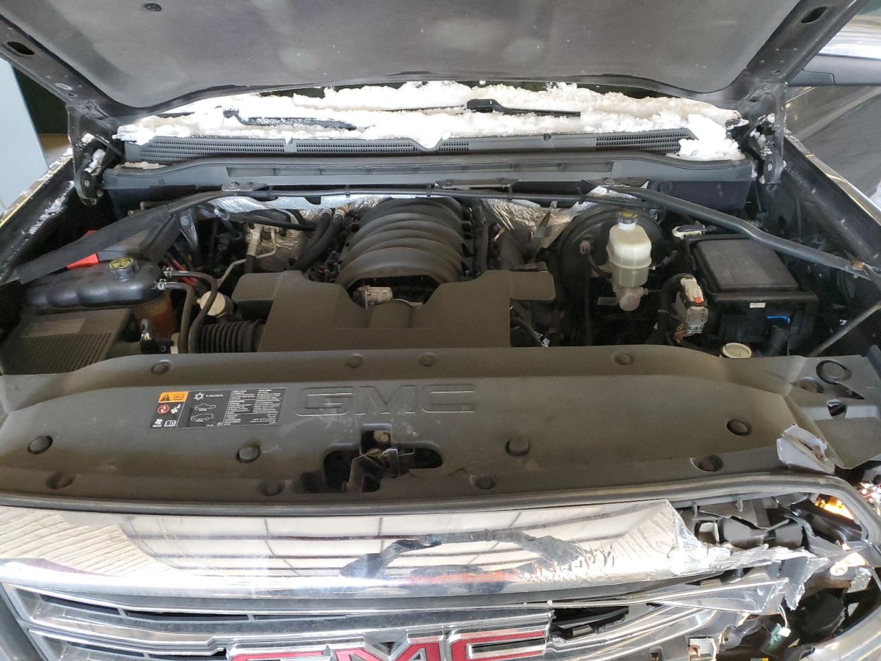 2014 GMC Sierra VIN 3GTU2UEC0EG124987 Copart auction photo, front end damage thumbnail 11