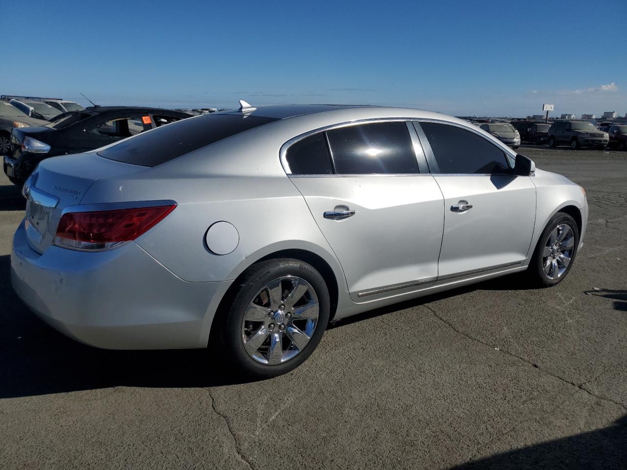 2010 Buick LaCrosse VIN 1G4GC5EG7AF133373 Copart auction photo, vandalism damage thumbnail 3