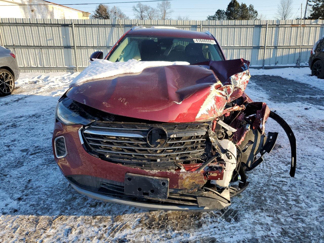 2021 Buick Envision VIN LRBFZPR41MD084308 Copart auction photo, front end / mechanical damage thumbnail 5