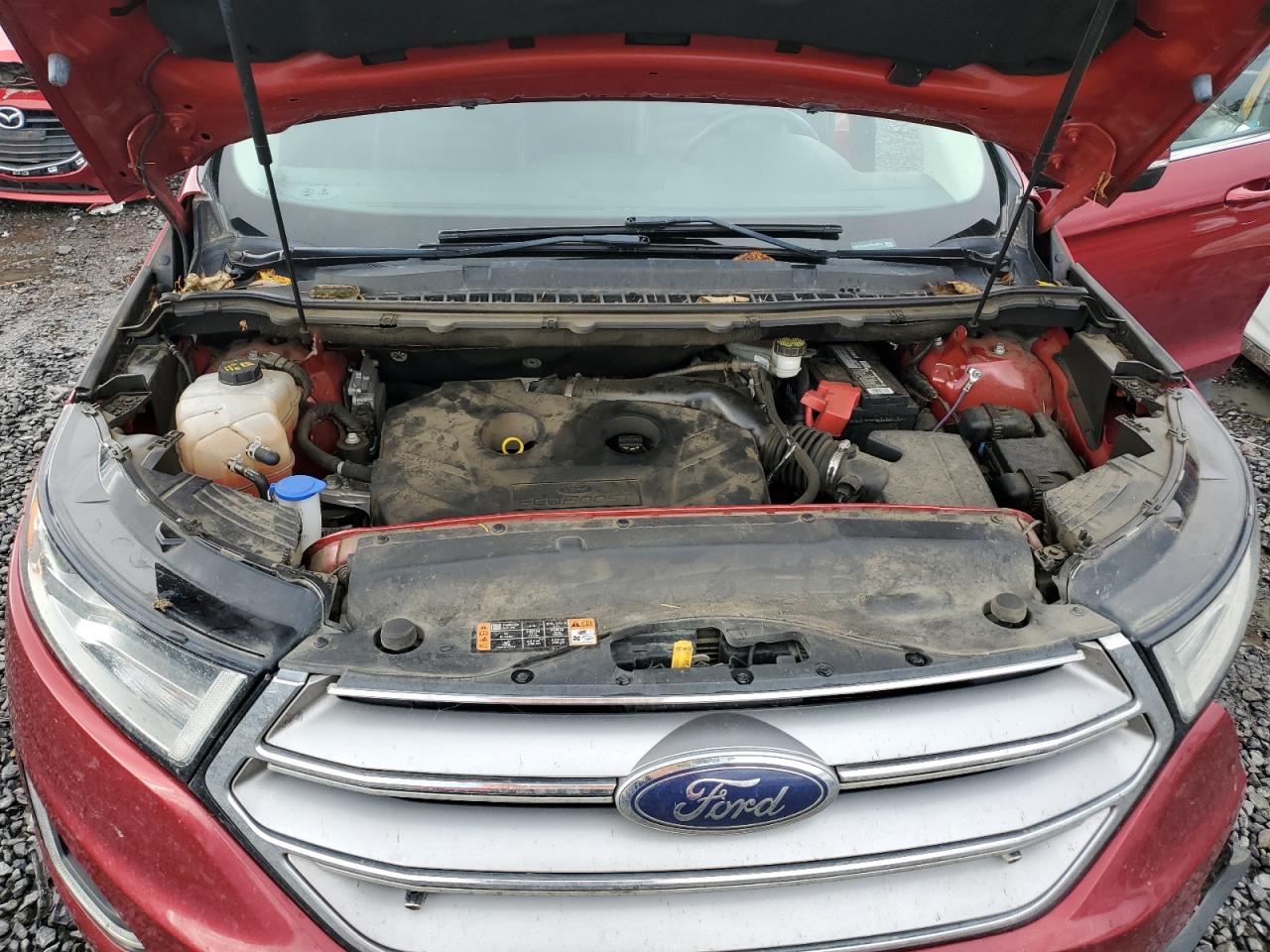 2015 Ford Edge VIN 2FMTK4J93FBC40612 Copart auction photo, front end damage thumbnail 11