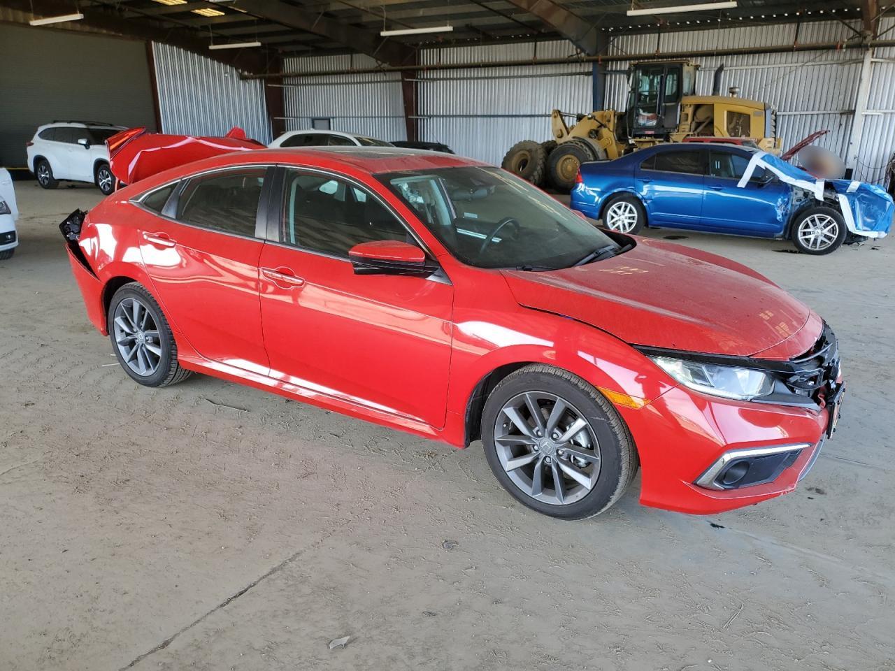 2020 Honda Civic VIN 2HGFC1F33LH680082 Copart auction photo, rear end / front end damage thumbnail 4