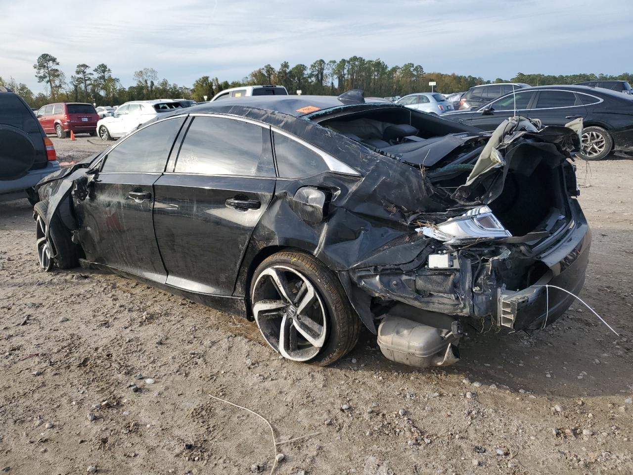 2021 Honda Accord VIN 1HGCV2F3XMA032323 Copart auction photo, all over damage thumbnail 2