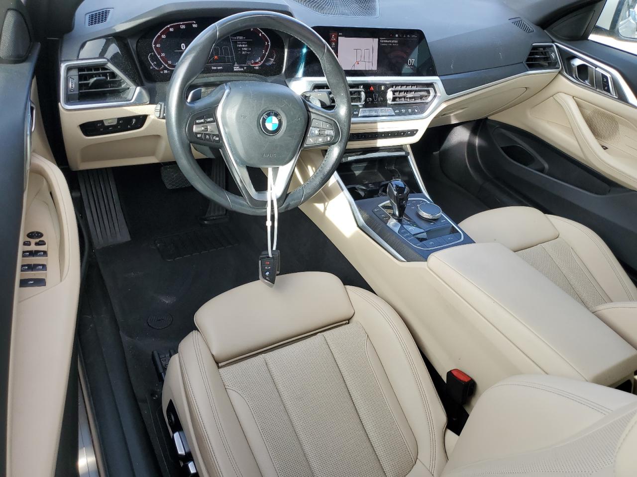 2022 BMW 4er VIN WBA23AT08NCK98169 Copart auction photo, water/flood damage thumbnail 8