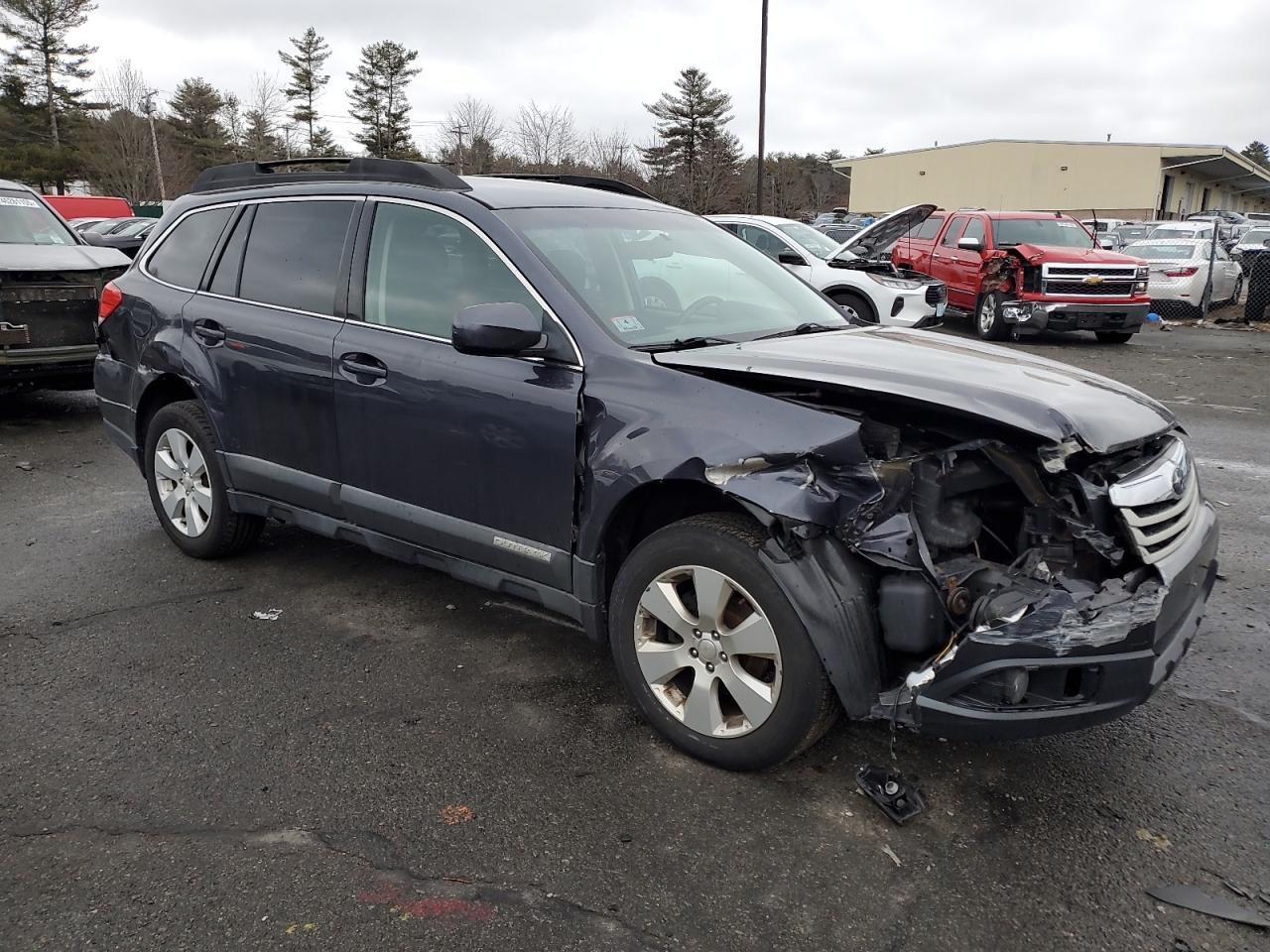2011 Subaru Outback VIN 4S4BRBCC7B3310305 Copart auction photo, front end damage thumbnail 4