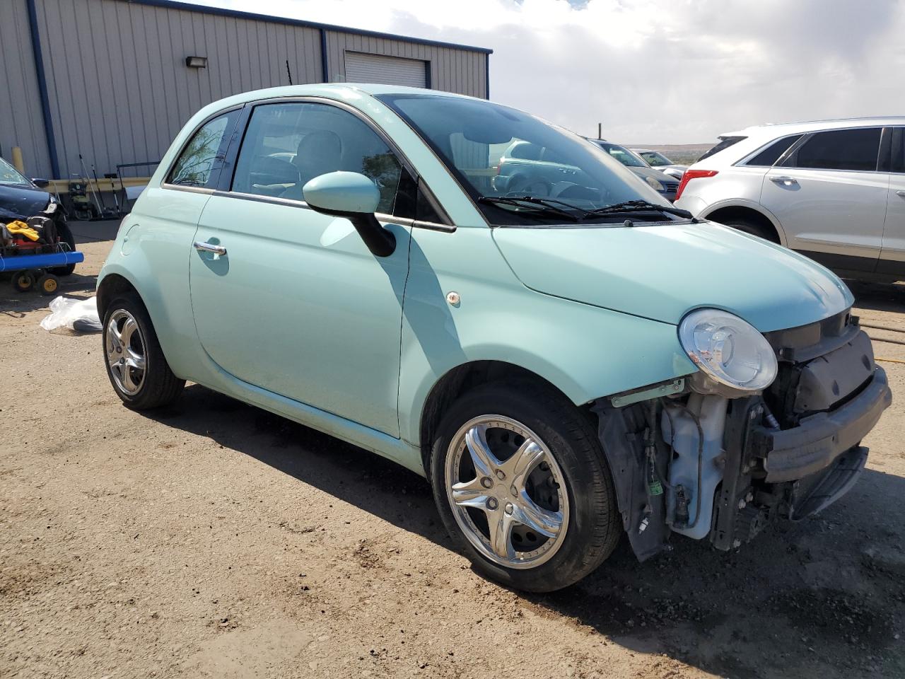 2016 Fiat 500 VIN 3C3CFFAR5GT161439 Copart auction photo, front end damage thumbnail 4