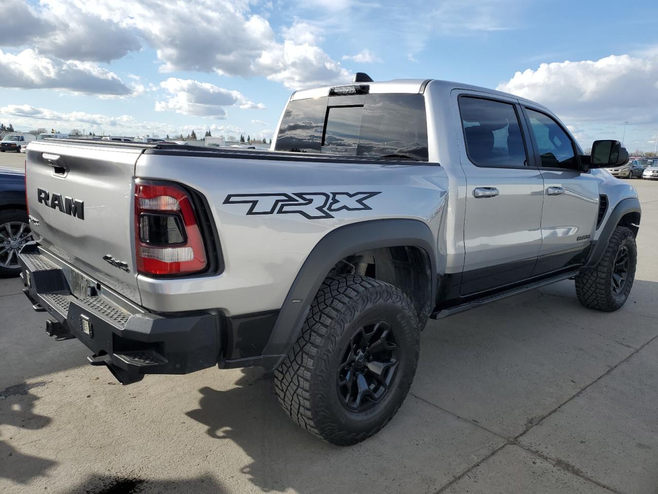 2022 RAM 1500 VIN 1C6SRFU93NN402994 Copart auction photo, vandalism damage thumbnail 3