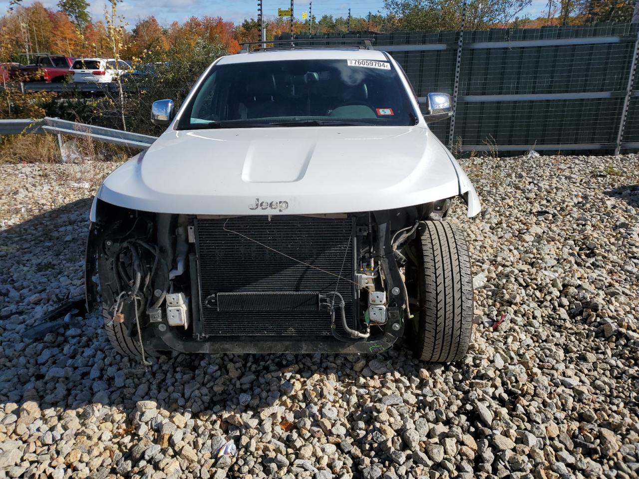 2015 Jeep Grand Cherokee VIN 1C4RJFBG9FC889860 Copart auction photo, front end damage thumbnail 5