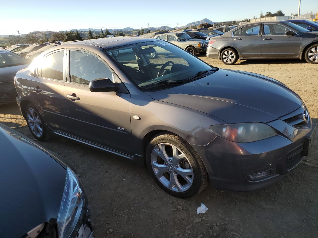 2007 Mazda 3 VIN JM1BK324271660176 Copart auction photo, rear end / front end damage thumbnail 4