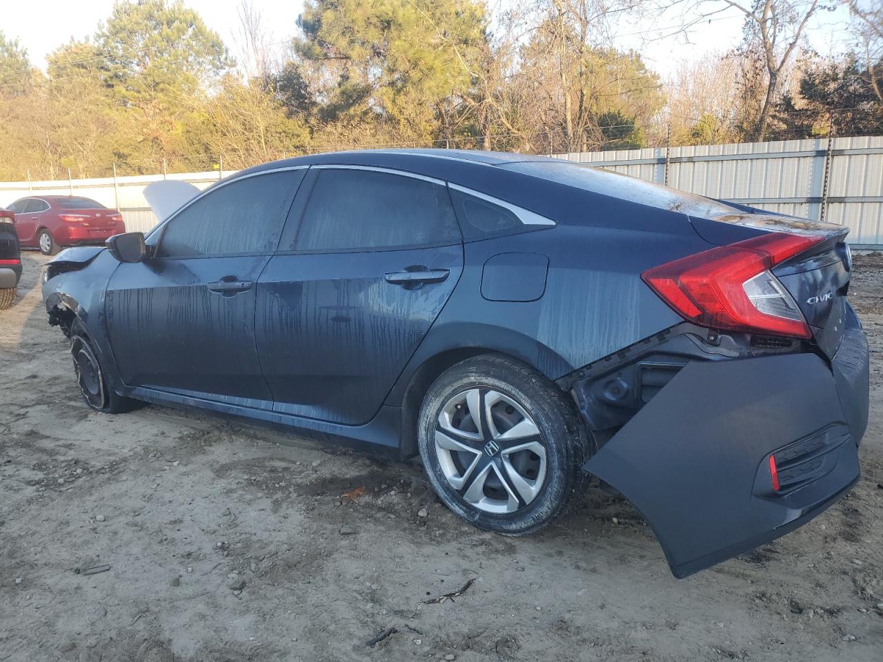 2017 Honda Civic VIN 19XFC2F57HE063566 Copart auction photo, all over damage thumbnail 2