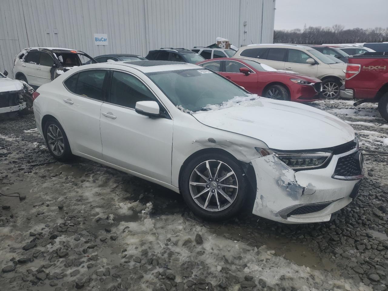 2020 Acura TLX VIN 19UUB1F30LA015228 Copart auction photo, front end damage thumbnail 4