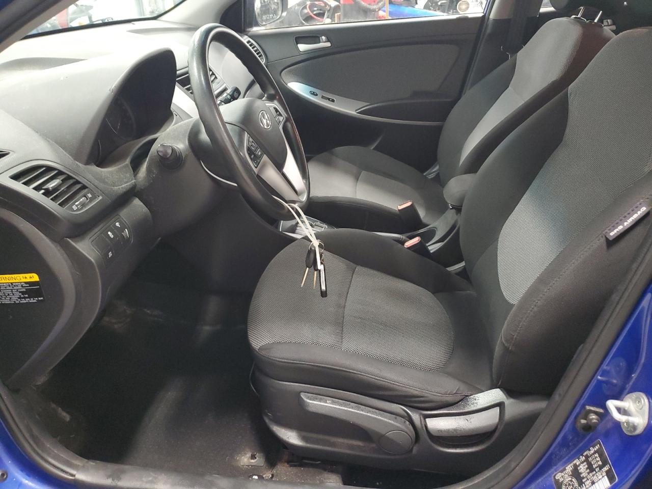 2013 Hyundai Accent VIN KMHCT5AE3DU130621 Copart auction photo, rear end / front end damage thumbnail 7