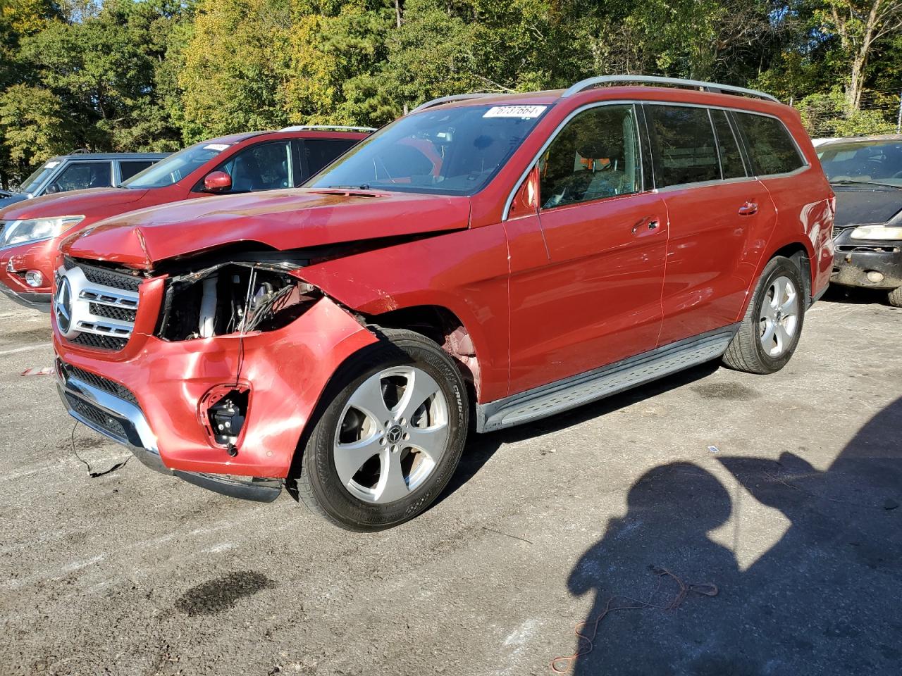 2017 Mercedes-Benz GLS-klasse VIN 4JGDF6EE5HA980351