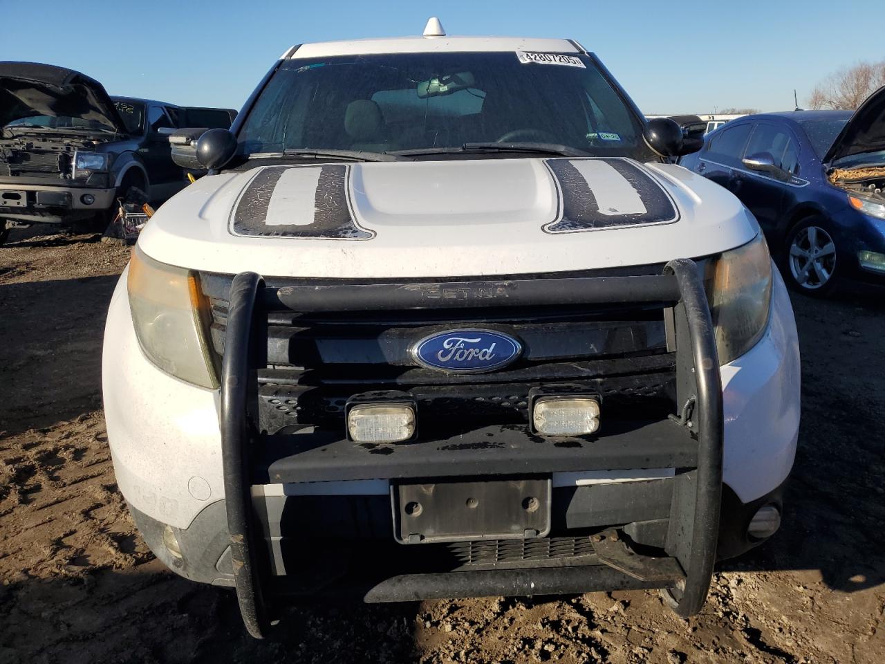 2014 Ford Explorer VIN 1FM5K8AR2EGB85500 Copart auction photo, rear end / side damage thumbnail 5