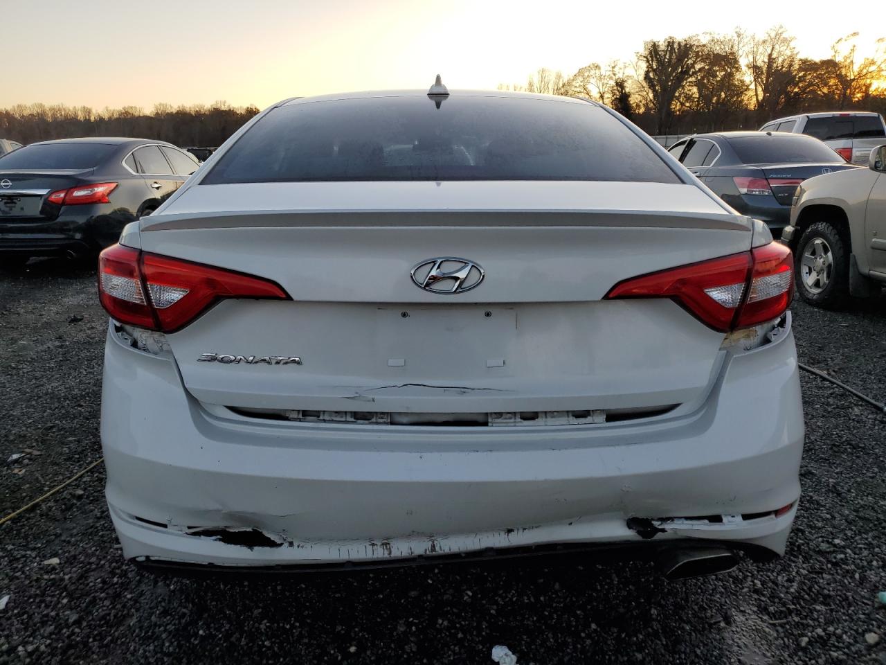 2017 Hyundai Sonata VIN 5NPE24AF4HH516743 Copart auction photo, rear end damage thumbnail 6