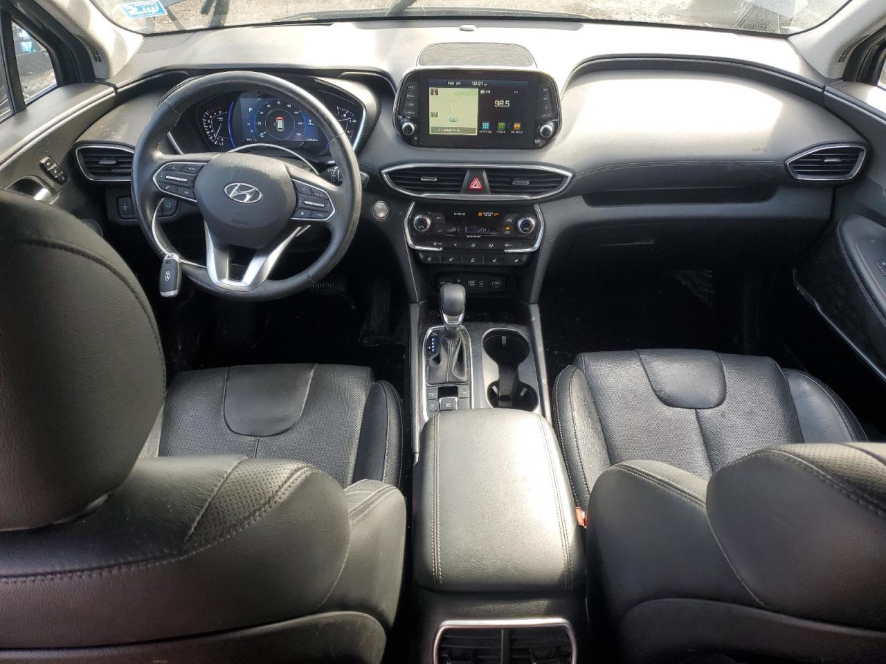2020 Hyundai Santa Fe VIN 5NMS5CAD1LH201035 Copart auction photo, front end / side damage thumbnail 8