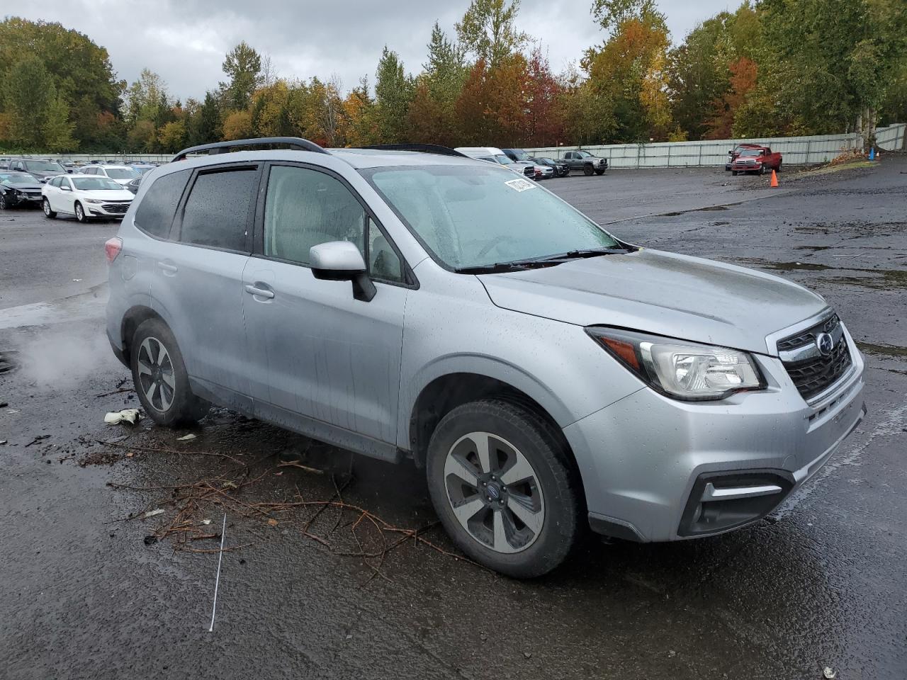 2018 Subaru Forester VIN JF2SJAGC8JH429953 Copart auction photo, side damage thumbnail 4
