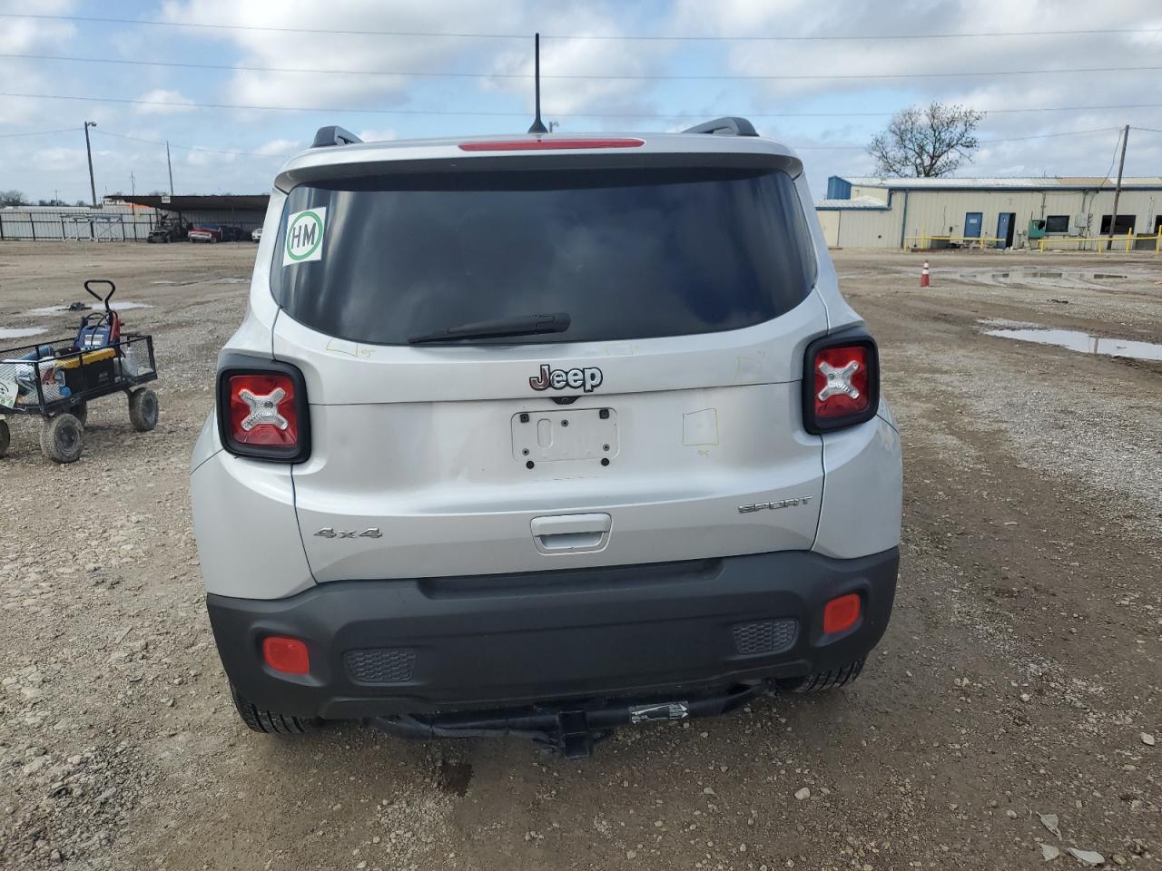 2018 Jeep Renegade VIN ZACCJBAB3JPJ28831 Copart auction photo, hail damage thumbnail 6