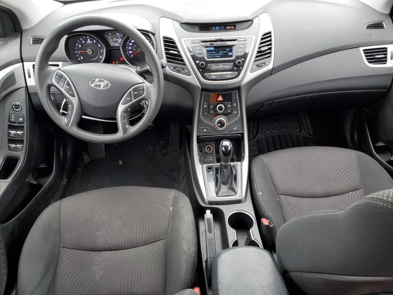 2016 Hyundai Elantra VIN 5NPDH4AE6GH790672 Copart auction photo, side / mechanical damage thumbnail 8