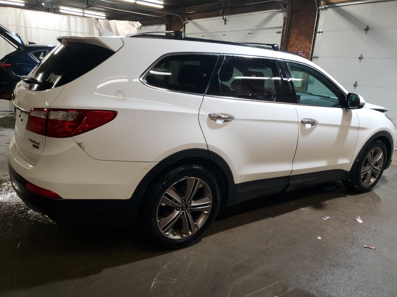 2013 Hyundai Santa Fe VIN KM8SRDHF7DU006550 Copart auction photo, front end / side damage thumbnail 3