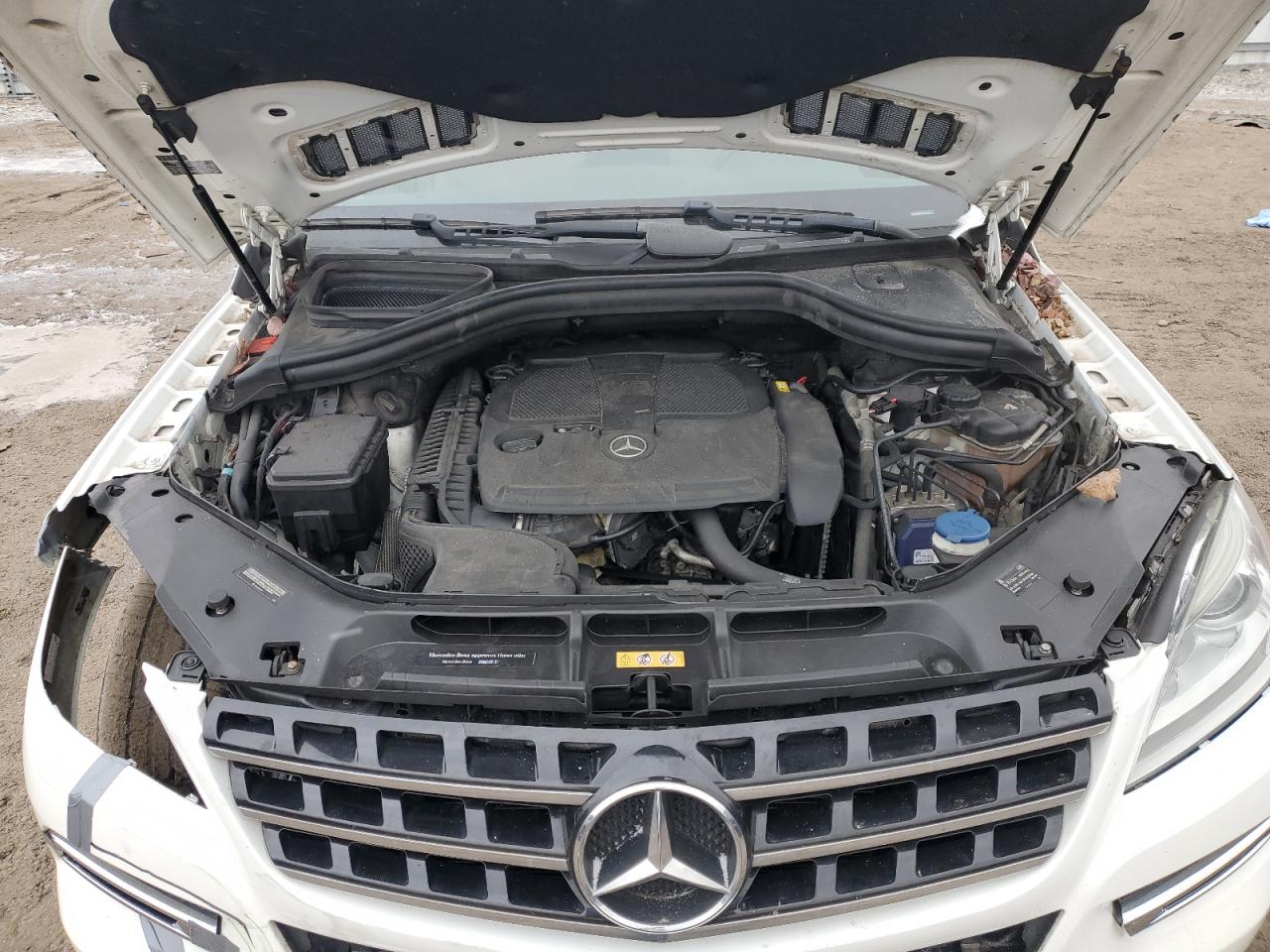 2015 Mercedes-Benz M-klasse VIN 4JGDA5HB4FA533470 Copart auction photo, front end damage thumbnail 12