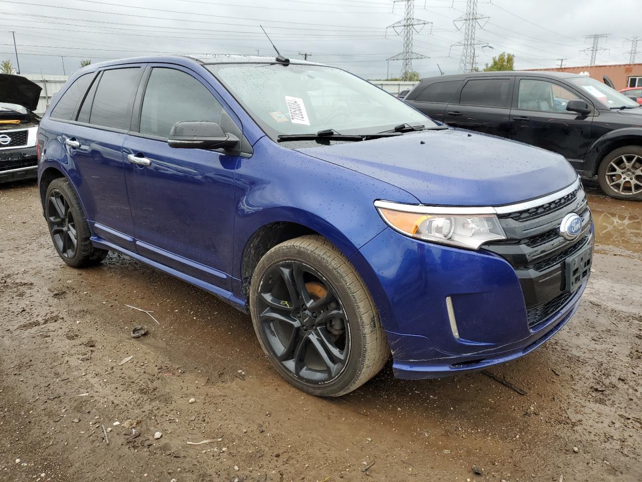 2013 Ford Edge VIN 2FMDK4AK8DBC16584 Copart auction photo, rear end / minor dent/scratches damage thumbnail 4