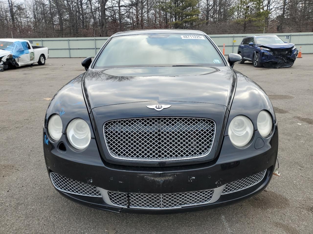 2007 Bentley Continental VIN SCBBR93W778040920 Copart auction photo, side / rear end damage thumbnail 5