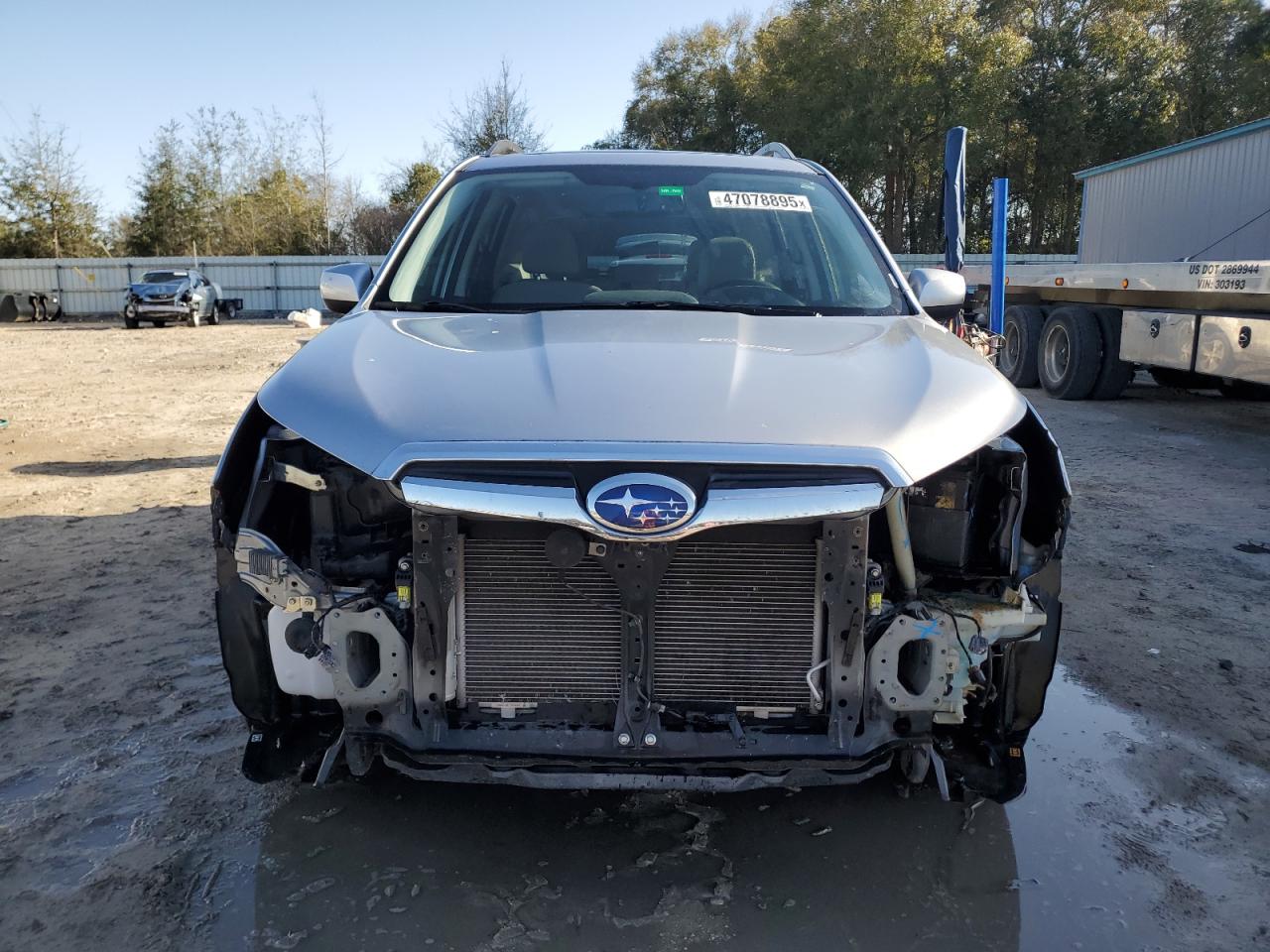 2015 Subaru Forester VIN JF2SJADC8FH480283 Copart auction photo, front end damage thumbnail 5