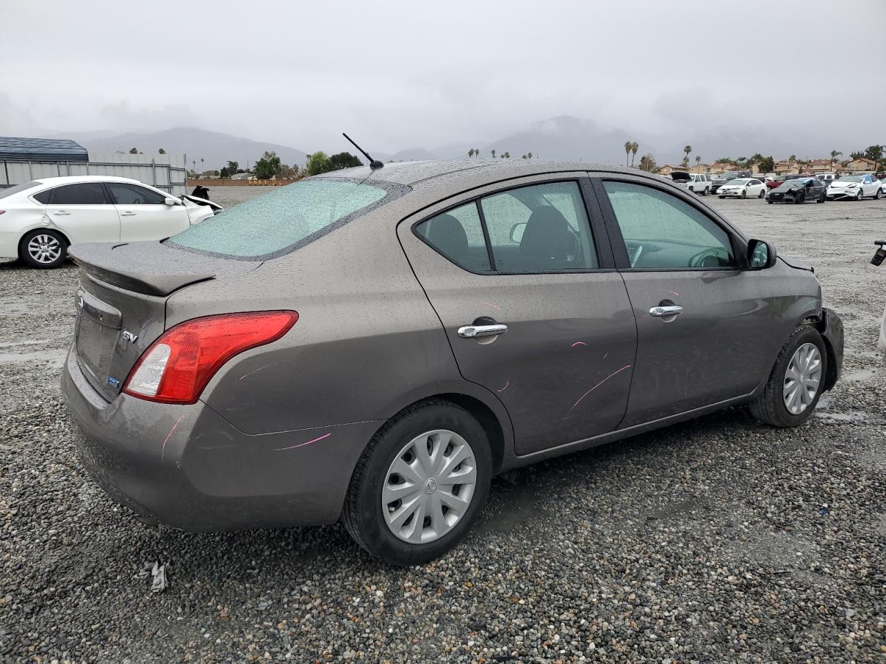 2014 Nissan Versa VIN 3N1CN7AP6EL832927 Copart auction photo, front end damage thumbnail 3