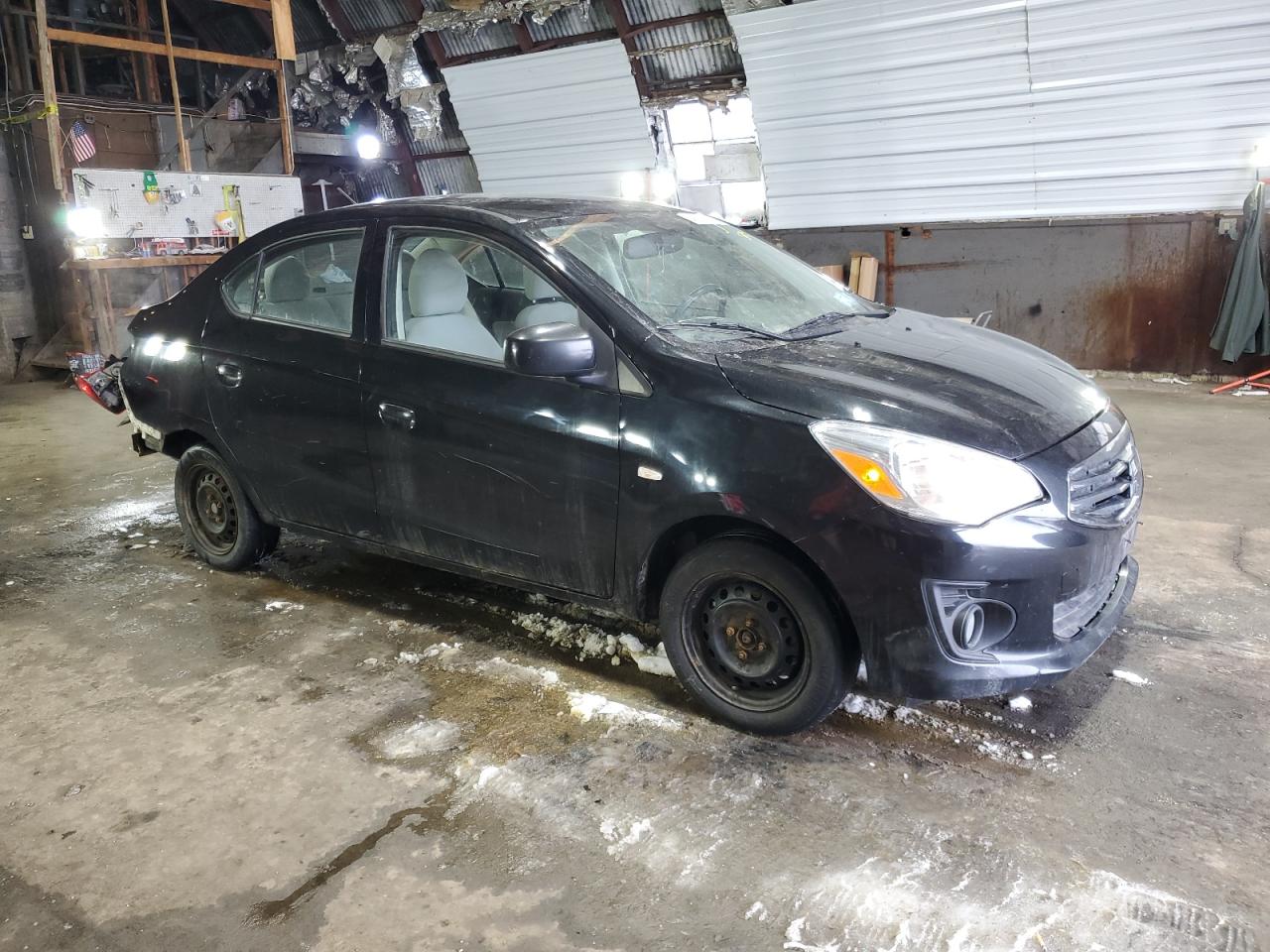 2017 Mitsubishi Mirage VIN ML32F3FJ4HHF11822 Copart auction photo, rear end damage thumbnail 4