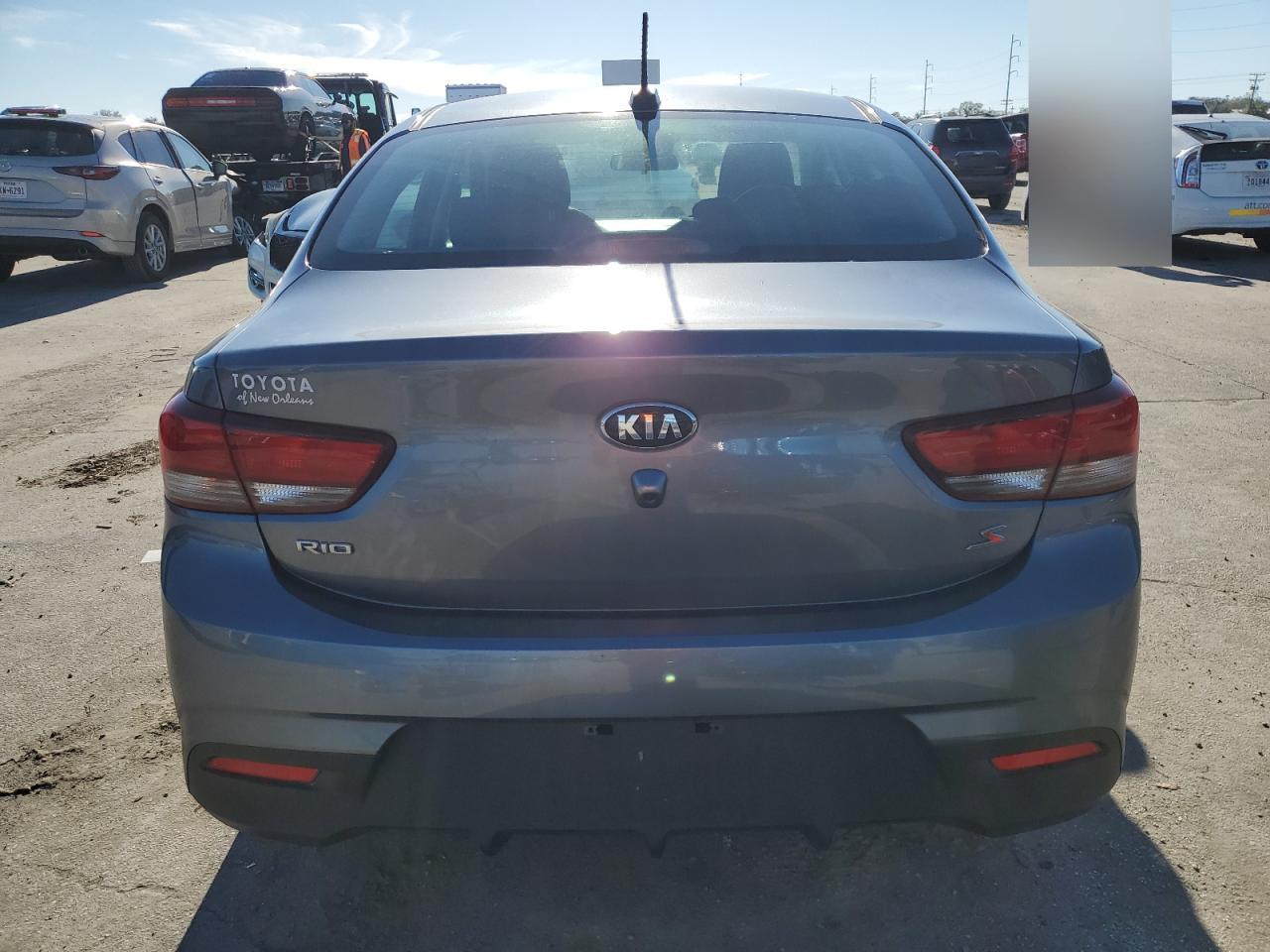 2020 KIA Rio VIN 3KPA24ADXLE295594 Copart auction photo, all over damage thumbnail 6