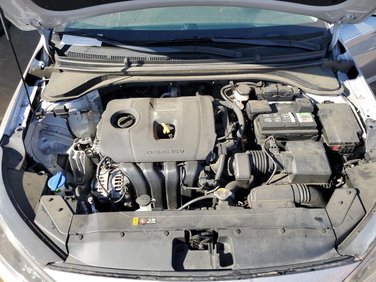 2020 Hyundai Elantra VIN KMHD84LF7LU961043 Copart auction photo, rear end damage thumbnail 11