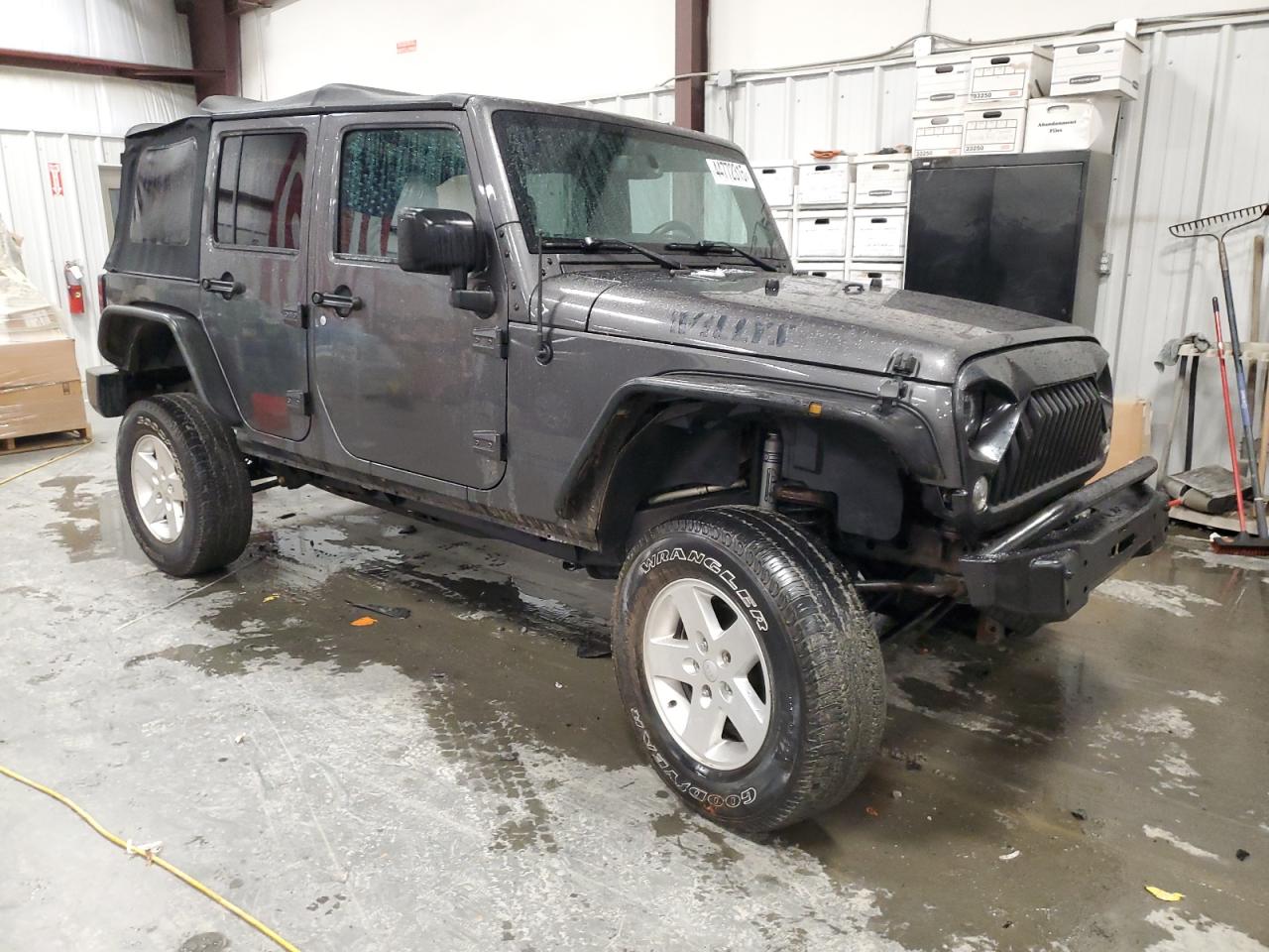 2018 Jeep Wrangler VIN 1C4BJWDG3JL819004 Copart auction photo, front end damage thumbnail 4