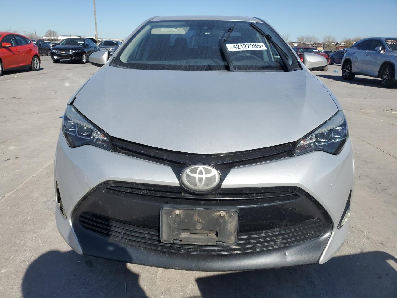 2017 Toyota Corolla VIN 5YFBURHE1HP683488 Copart auction photo, front end / side damage thumbnail 5