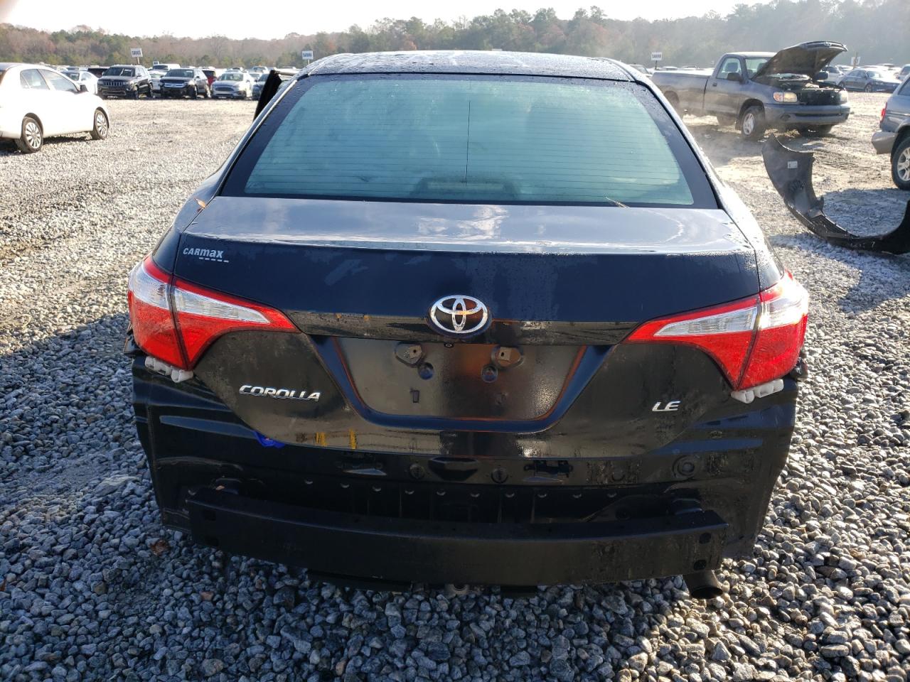 2015 Toyota Corolla VIN 2T1BURHE8FC361637 Copart auction photo, all over damage thumbnail 6